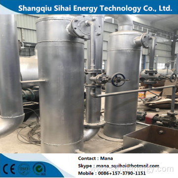 Pollution free waste rubbers pyrolysis plant